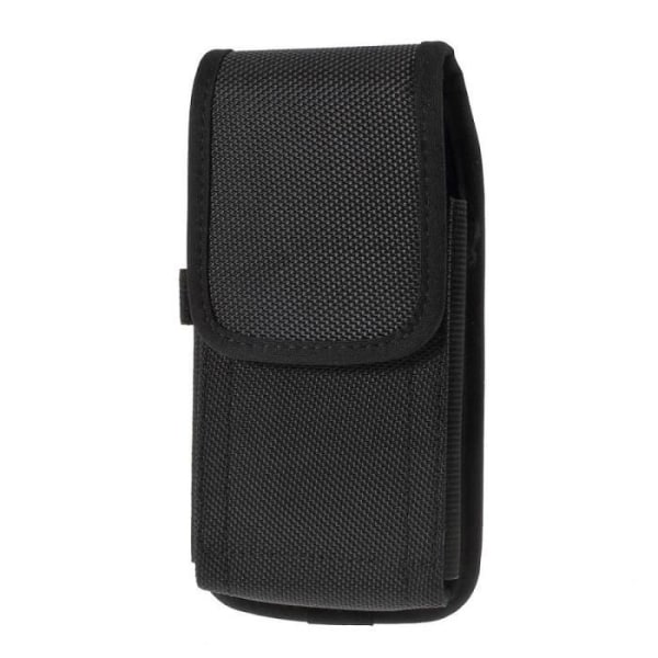 Etui för Samsung Galaxy Buddy 5G - Nylonfodral - Svart - Semi-stadig - Krok-och-ögla-stängning - Affärsdesign Svart