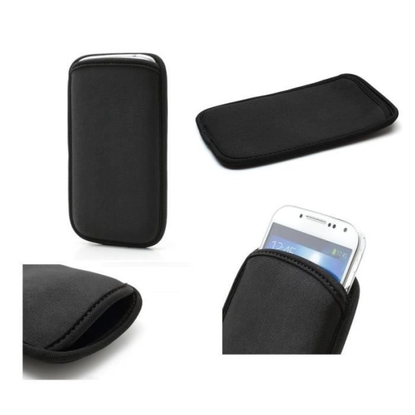 Elastisk Neoprenfodral Stötdämpande Vattentät för => TECNO PHANTOM AIII (A3) > Svart Svart