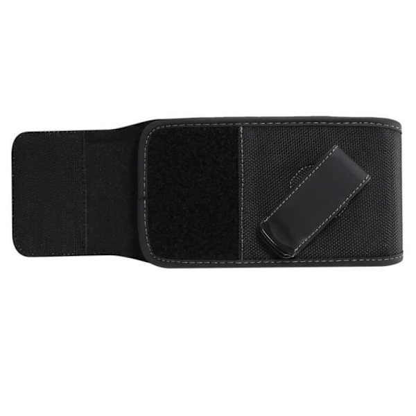 Nyt Stil Etui Nylon med Drejelig Bælteklips til SONY XPERIA Z1 C6902, L39H > Sort