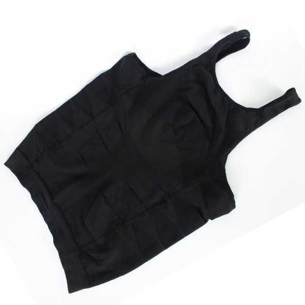 Mænds Tanktop Muskeltrøje Gym Trøje Ærmeløs Trøje Sort XL