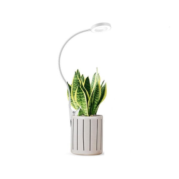 Växtlampa, LED-lampa för inomhusväxt odling Vit