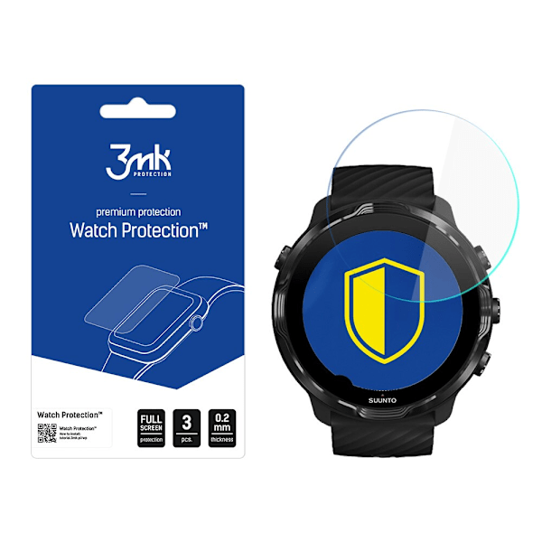 Suunto 7 - 3mk Watch Protection v. FlexibleGlass Lite