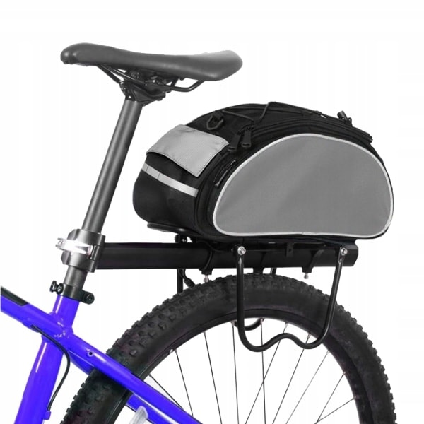 Sort Cykeltaske med Refleks - 13 L Sort