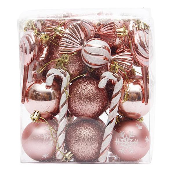 Julekuler for hengende dekorasjoner, til juletreet, innendørs, hjem, Thanksgiving-fest, høytidsdekorasjon