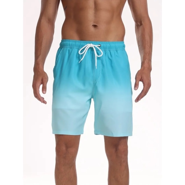 Snabbtorkande Strandshorts för Män - Elastiska, Andningsbara och Perfekta för Sommarens Utomhusaktiviteter