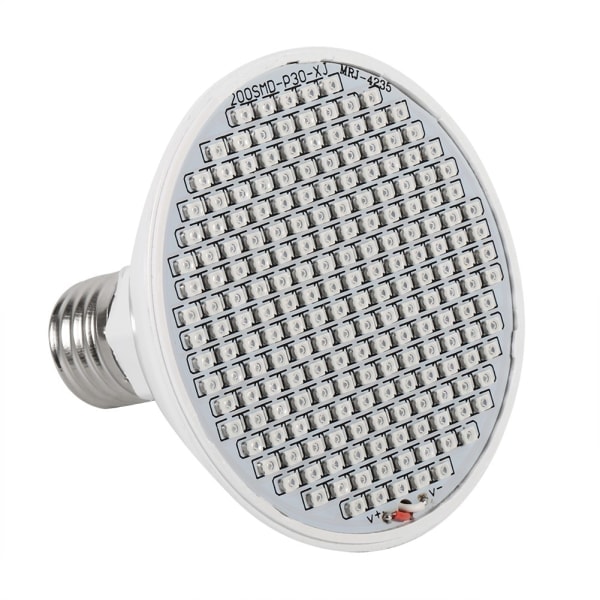 24W 200 LED -kasvilaite E27 Hydroponinen kukka ja vihanneskasvatusvalot 85~265V