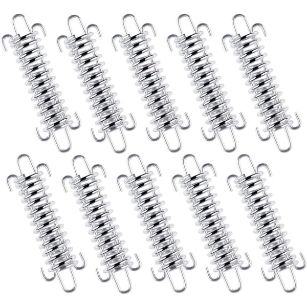 10-pack spännfjädrar för markisfästen i rostfritt stål