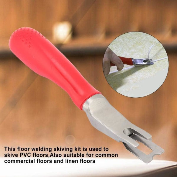REMAKE Vinylgulv Svejsning Skæreblade Værktøj Tæppe Trim Ski Værktøj Rustfrit Stål Svejsning Skæringssæt Tre Blade Ergonomisk Designet