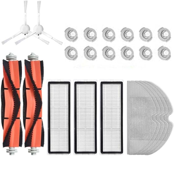 24 st tillbehör Xiaomi Mi Roborock S6 MaxV S6 Pure S6 E4 S5 E35 E25 E20 S50 S51 T7