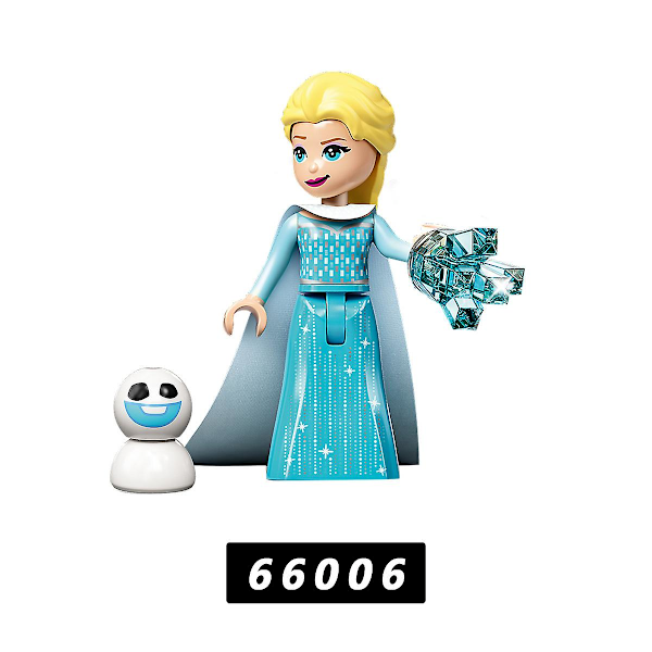 5 kpl/setti Frozen-sarjan minihahmo rakennuspalikat toimintahahmolelut lahjaksi lapsille