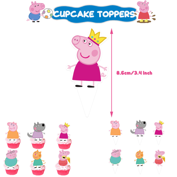 REMAKE Peppa Pig-temaballonger for en vellykket bursdagsfest