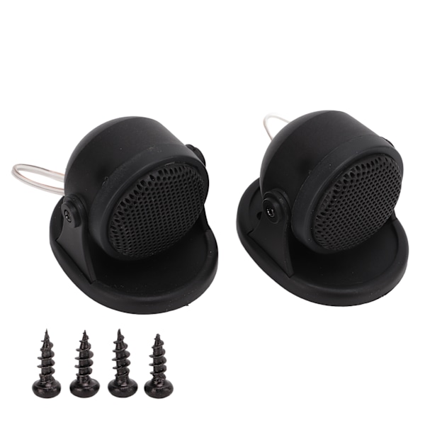 Pair Car Mini Tweeters Audiokaiuttimet 101dB 5?20KHz Silk Dome Musta Universaali Ruuveilla