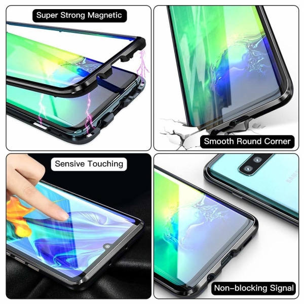 Samsung Galaxy S10 etui med skærmbeskytter Sort