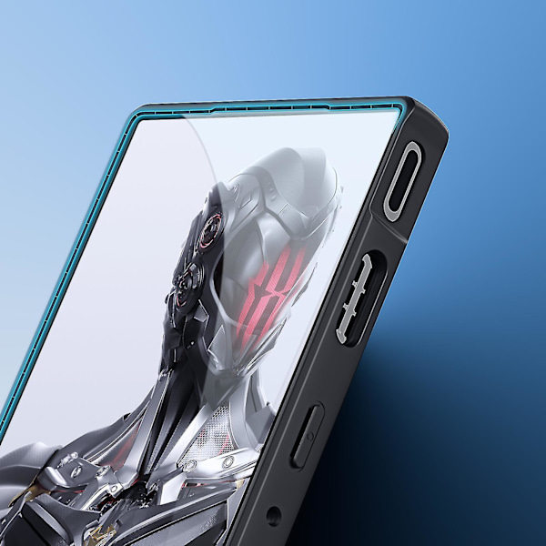 Stødsikker Telefon Cover til ZTE Nubia Red Magic 8 Pro / 8 Pro Plus (6,8 tommer), sort