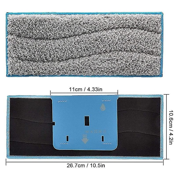 Utskiftbare Vaskbare Moppeputer for Irobot Braava Jet M6