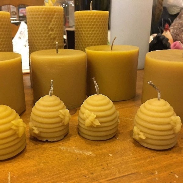 REMAKE 2-pak 3D forme til stearinlysfremstilling (a-5-f6) U