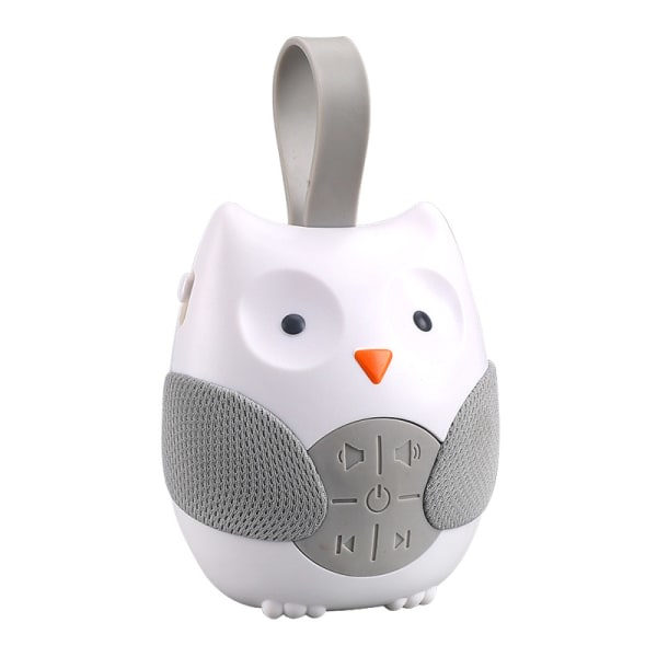 REMAKE Baby Sleep Music Player Bærbar hvit støy maskin med hengende stropp