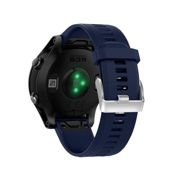 Garmin Forerunner 935 silikoniranneke - Tummansininen Violetti
