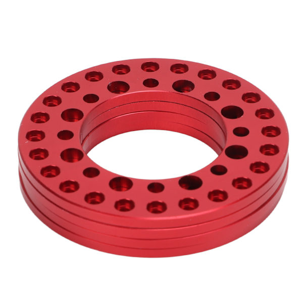 4 st 1,9 tum Hjul Yttre Beadlock Ring Aluminium Legering Återanvändbara RC Tillbehör för Traxxas 1/10 RC Bil Röd