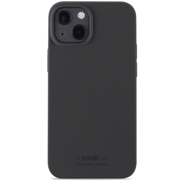 iPhone 13 Mini - Hold Mobilcover Silikon - Sort Sort