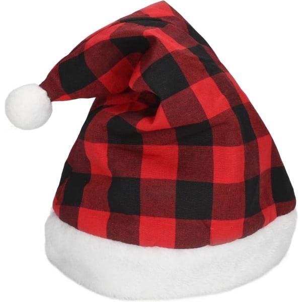 MIGNZHE Julehatter, Morsomme Julemannhatt Lysende LED-lyshatt for Jul Nyttårsfestdekorasjon