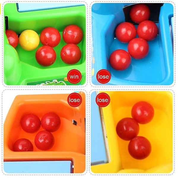 REMAKE Feed Hungry Hippos kulespill som sluker kuler, interaktivt med foreldre og