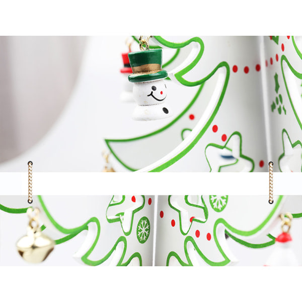 Julenisse-Adventsdekoration Miniature Juletræ DIY Gave Borddekoration