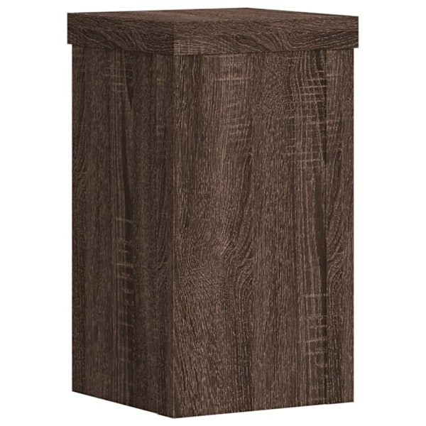 Kasviteline 2 kpl ruskea tammi 10x10x18 cm  tekninen puu