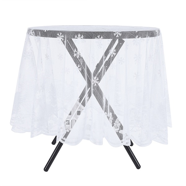 Sikker Blonder Dug Juleelementer Feriefest Dug Hjem Decor (5#)