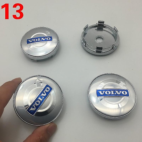 4 stk. 60 mm hjulkapsler til Skoda Ford Opel Peugeot Volvo Cadillac