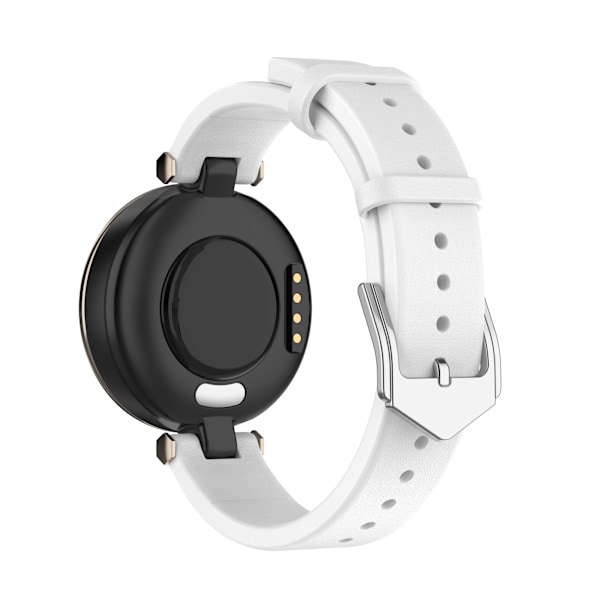 Garmin Lily rannekoru aitoa nahkaa valkoinen