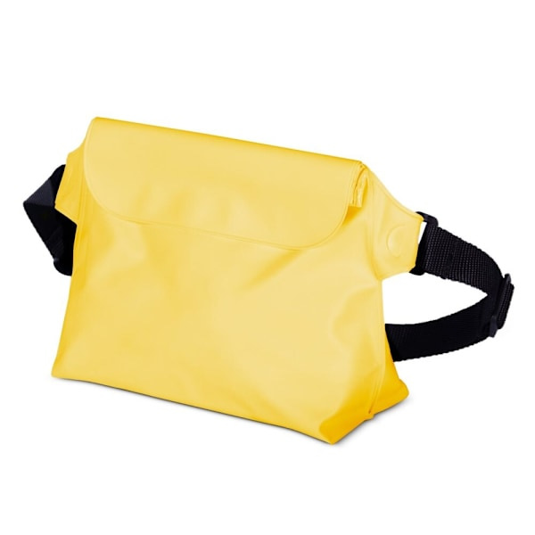 Vattentät PVC-midjeväska - gul