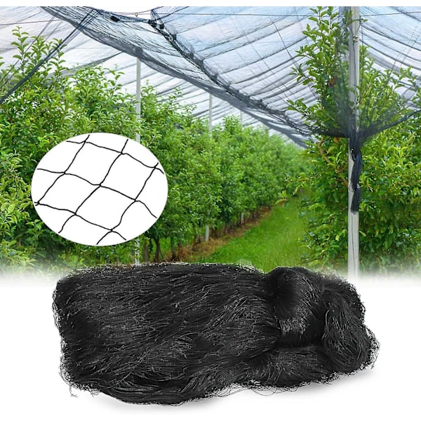 5 x 15m Fågelskyddsnät, Fågelbur Nät, Fjäderfä Nät, Hönsnät, Återanvändbart Anti-Duvnät Lämpligt För Att Skydda Frukt Grönsaksodlingar Från