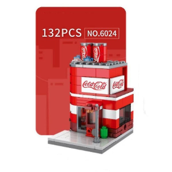 Miniatyr gatuseende full set byggklossar leksak