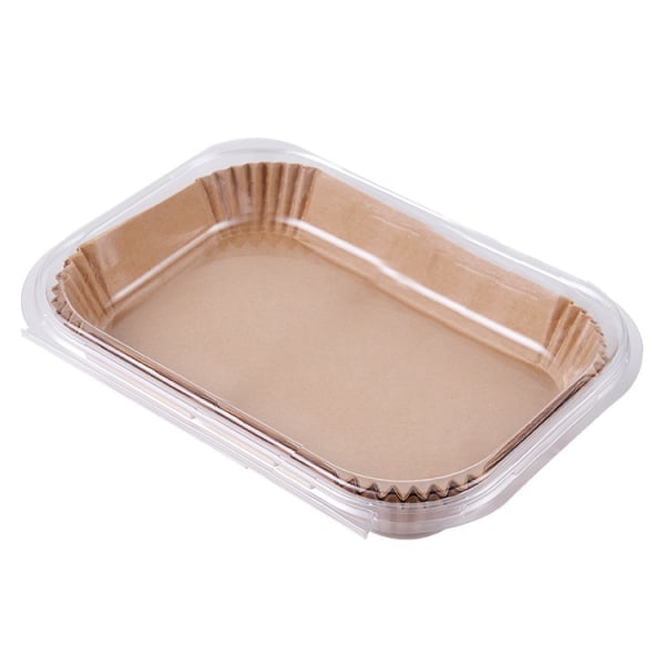 Engångsluftfritöspapper 50-pack Ljusbrun 22x14 cm