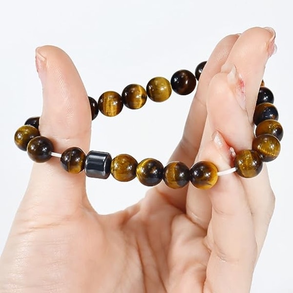 REMAKE 3 stk Anti-Angst Armbånd Røykeslutt Armbånd for Menn og Kvinner Hjelper med å Lindre Angst Frustrasjon Irritabilitet Bekymringssten Armbånd