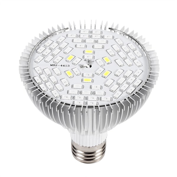 1 kpl 50W Täyden spektrin E27 LED-kasvivalaisin viljelyyn puutarhaan 78 LEDillä