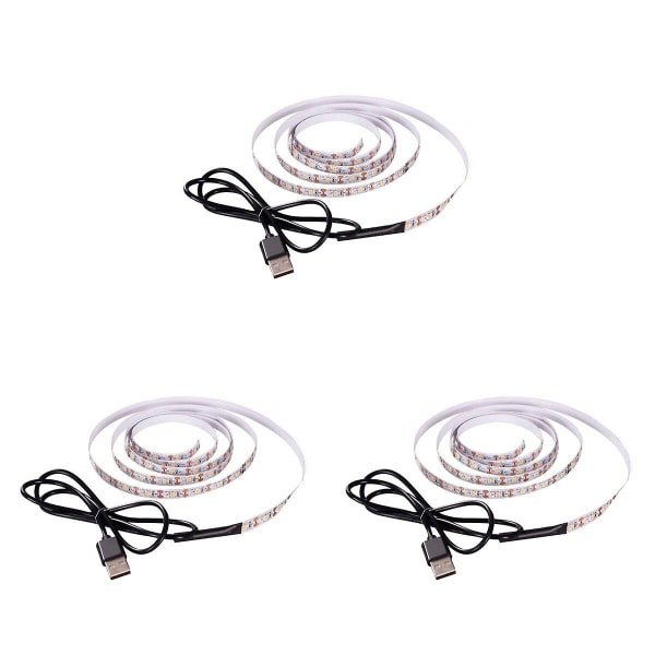 3 st LED Växtlampor, USB Fullspektrum Växtlampor, Växtlampremsa 3 st 200x1CM 3 st 200X1CM