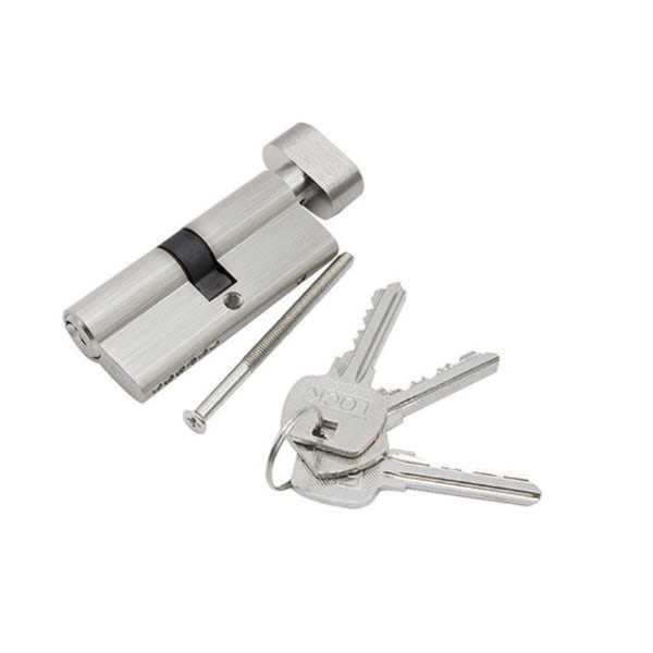 Låscylinder med 3 nycklar / dörrlås med hög säkerhet 90 mm