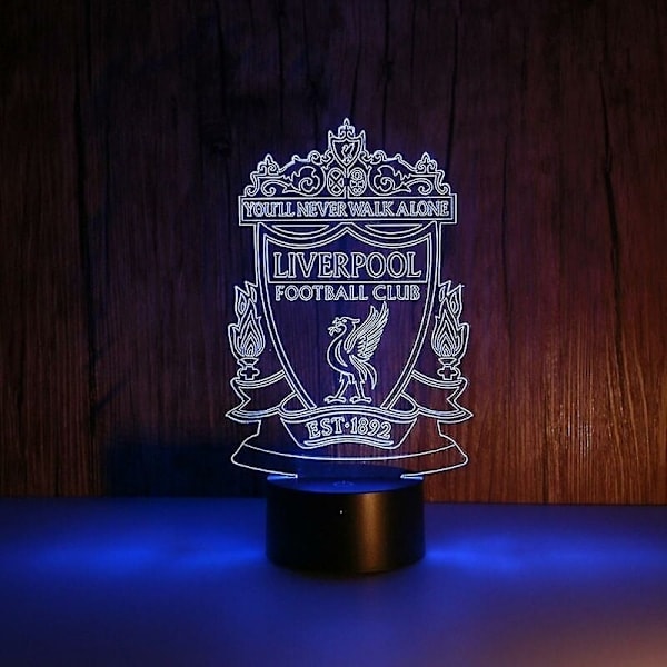 REMAKE 3D LED Night Light Liverpool Football Club Children's Room Night Light Anime Lamp