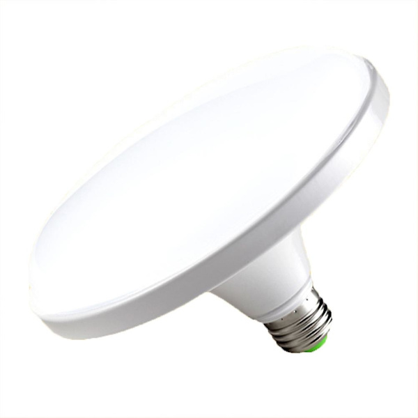 REMAKE E27 Energibesparende LED-lampe Flat Høy effekt LED-lampe 220V E27 12W UFO LED-lampe for hjemmebelysning