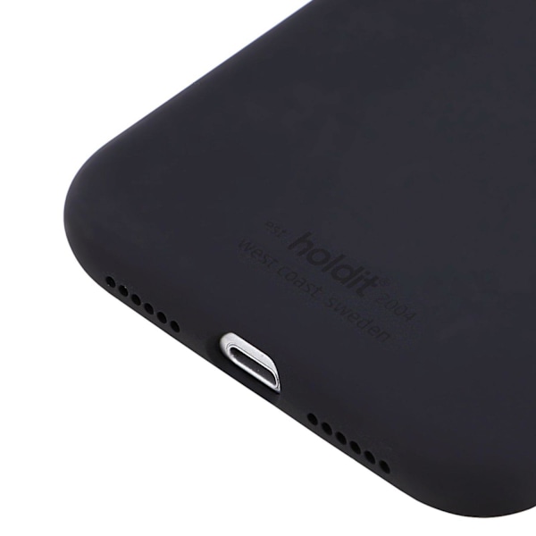 iPhone 11/XR - Mobildeksel i silikon - Svart Svart Black
