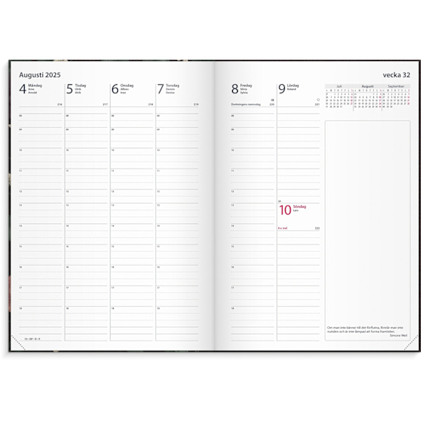 Kalender 2025 Business Flora