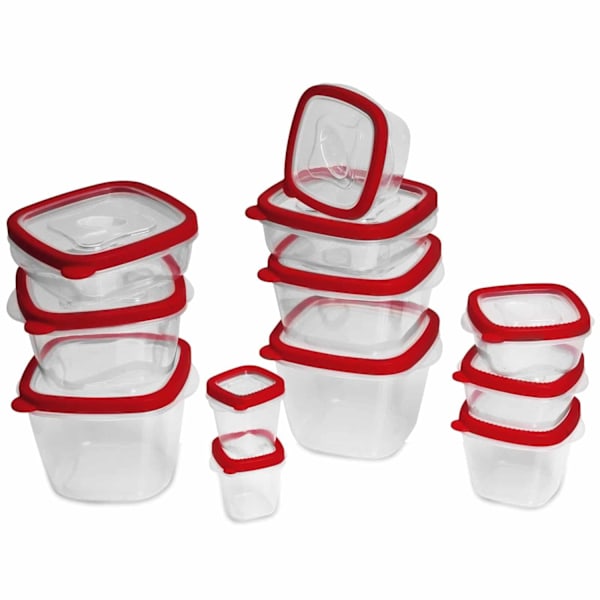 REMAKE Stort Lunchbox-paket - 12 st - 6 Storlekar Transparent Transparent