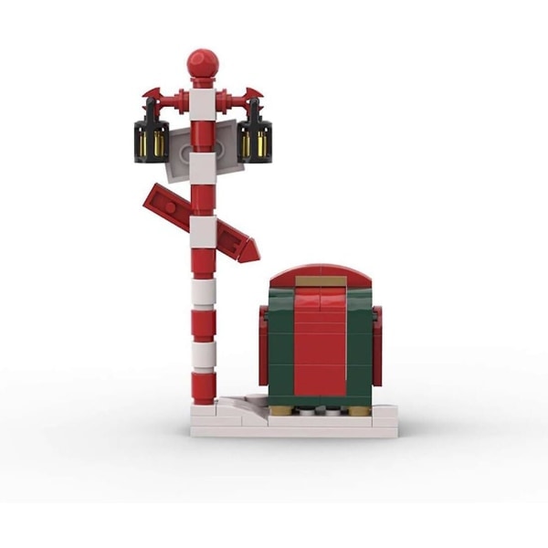Julebesøk Byggeklosssett, Julepostkasse Lekesett, Julefest Julebyggeklosssett, Barn Og Tenåringer Julaftensett