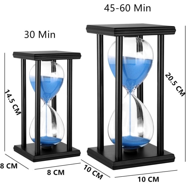 Sandtimer 30 minuter Timglas för dekoration Sandglas Timer Dekoration Jul Nyår Födelsedag Te C