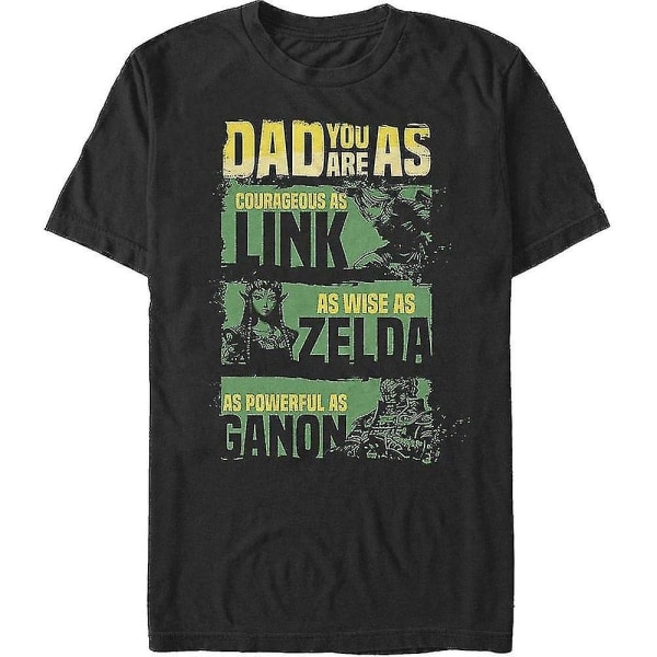 Father's Day Legend of Zelda Nintendo T-shirt Clothing S