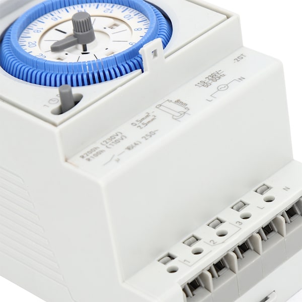 SUL181D mekanisk timer 15 minutter 24 timer timer tidbryter relé 250VAC 16A - 1 stk