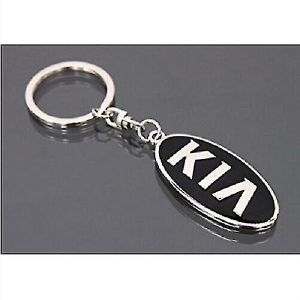 Metal key ring with KIA logo