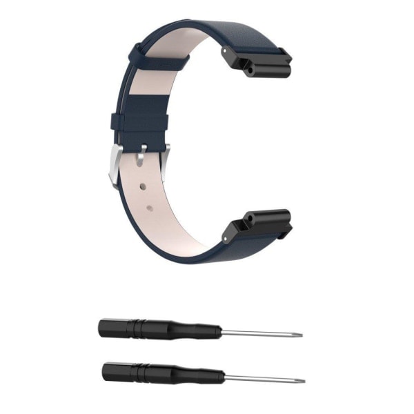 Garmin Forerunner 220 / 230 / 235 / 630 / 620 / 735 Armband i konstläder - Mörkblå